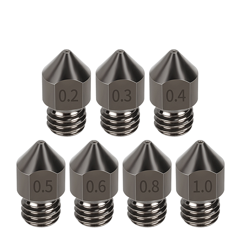 3D Printing Nozzle - 슈퍼 강화 강철 노즐 MK8 5개/로트