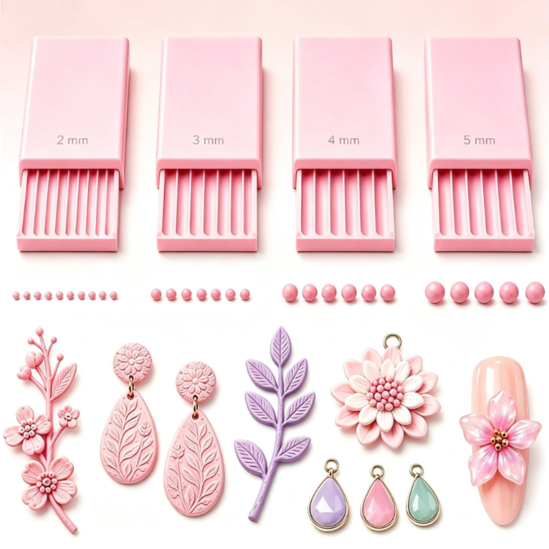 3D Printing Earrings - 비드 롤러 점토 볼 제작기 3D