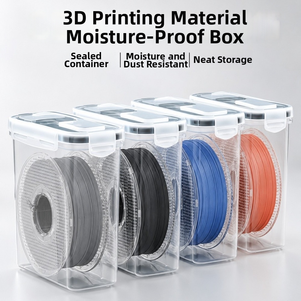 3D Printing For Medical - 투명 필라멘트 보관함, 밀폐 방습 3D
