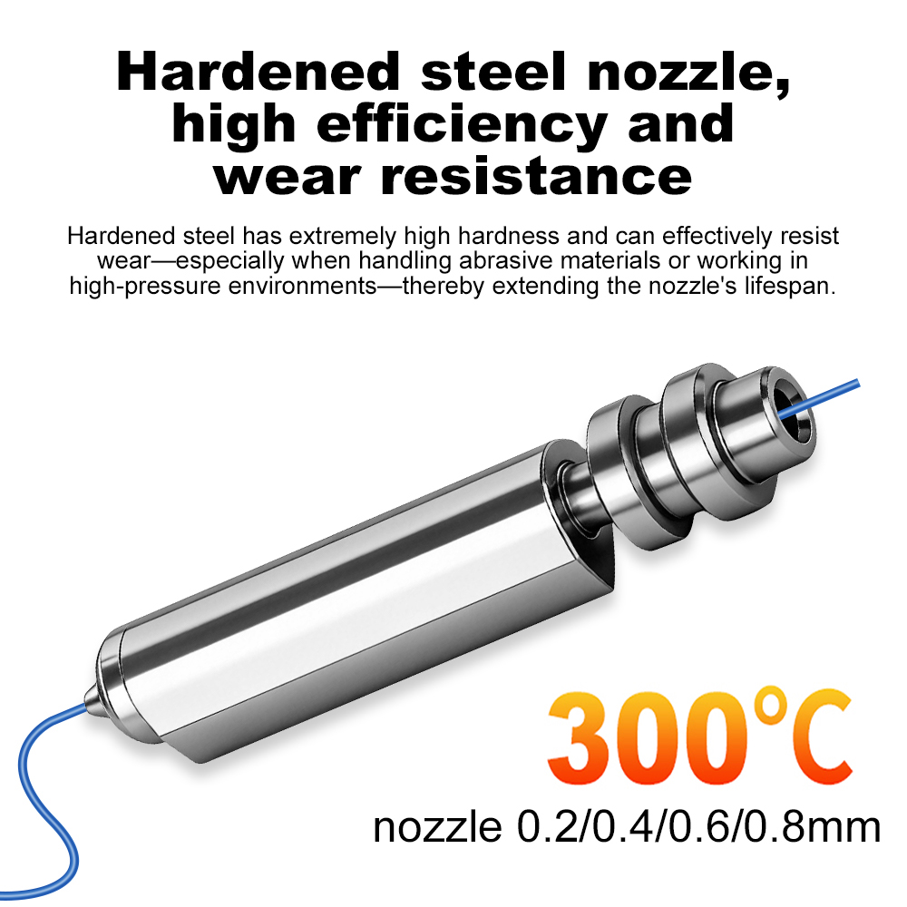 3D Printing Nozzle - Anycubic Kobra X용 업그레이드된 바이메탈릭 노즐