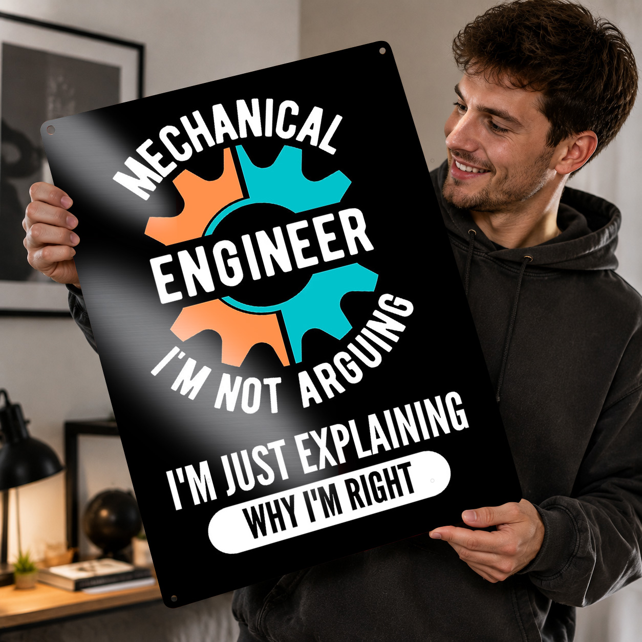 3D Printing Engineer - 재미있는 기계 엔지니어 3D 질감 프린트