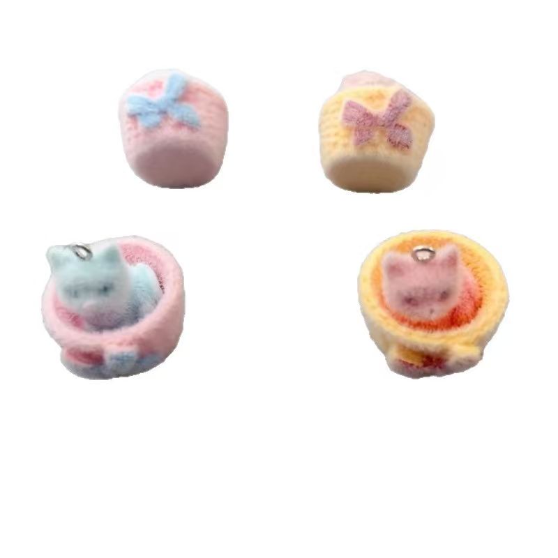 4개입 3D 플러시 레진 고양이 펜던트, DIY 쥬얼리 - 3D Printing Earrings 리뷰 및 가격