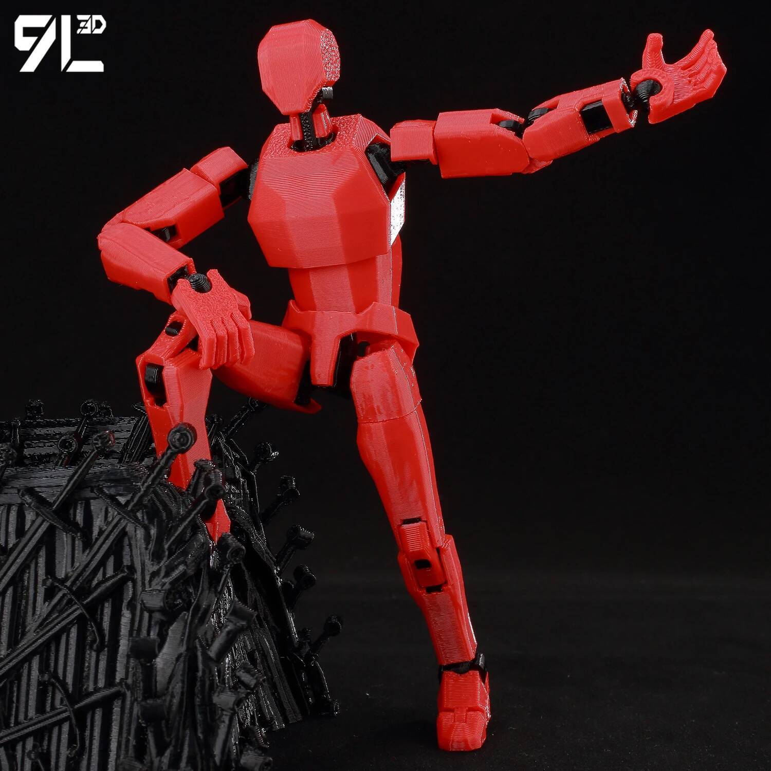 9L3D 프린트된 더미13 럭키13 T13 액션 피규어 - 3D Printing Action Figure 리뷰 및 가격