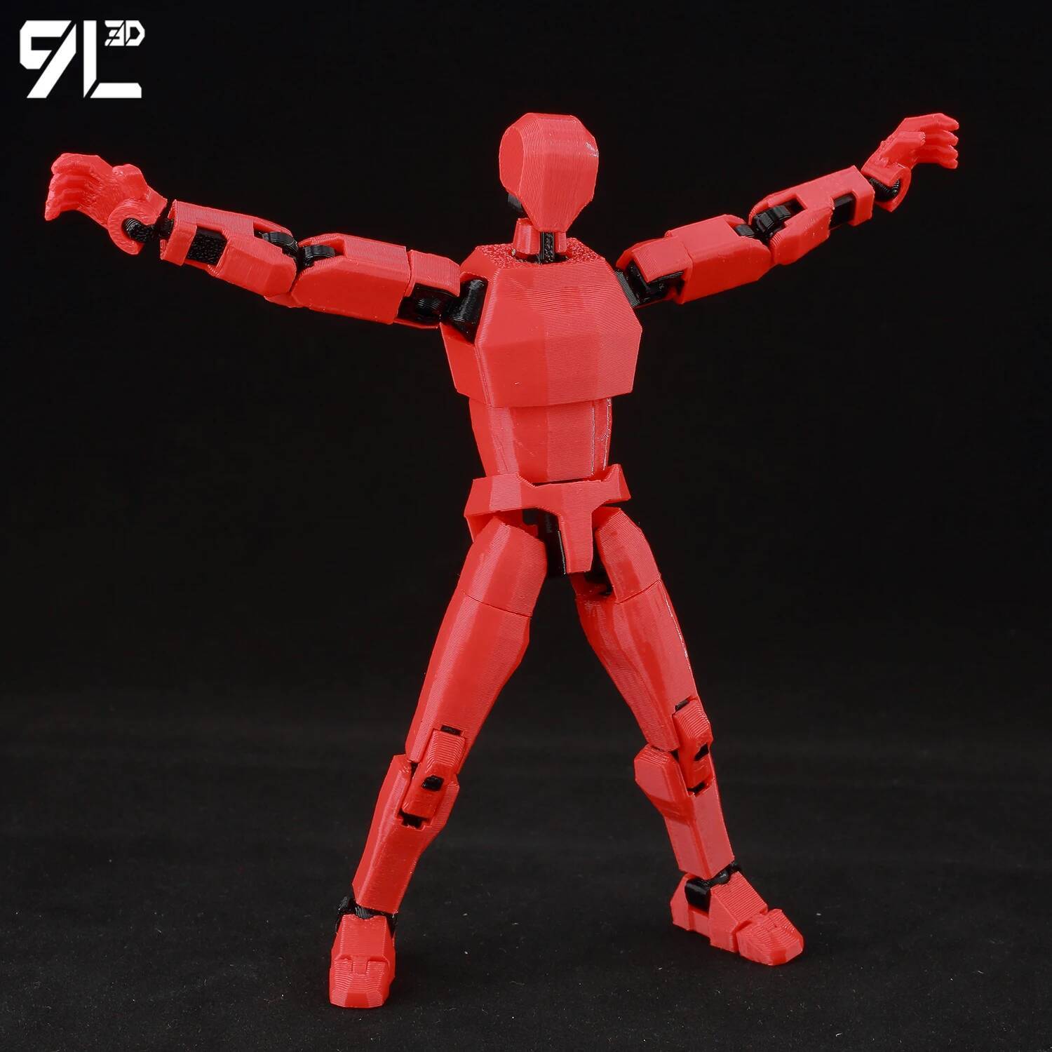 9L3D 프린트된 더미13 럭키13 T13 액션 피규어 - 3D Printing Action Figure 리뷰 및 가격
