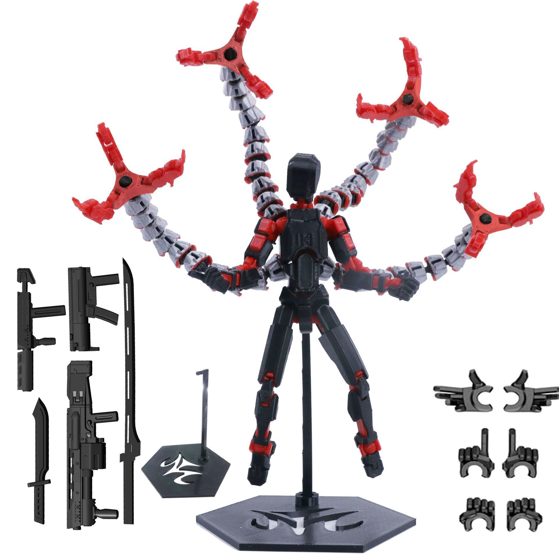 3D 프린팅 로봇 모델 장난감 가동 관절 아티큘레이티드 - 3D Printing Action Figure 리뷰 및 가격