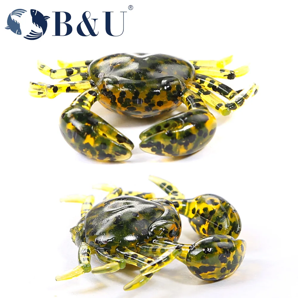 B&U 12pcs 크랩 루어 3D 시뮬레이션 크랩 미끼 - 3D Printing Lure 리뷰 및 가격