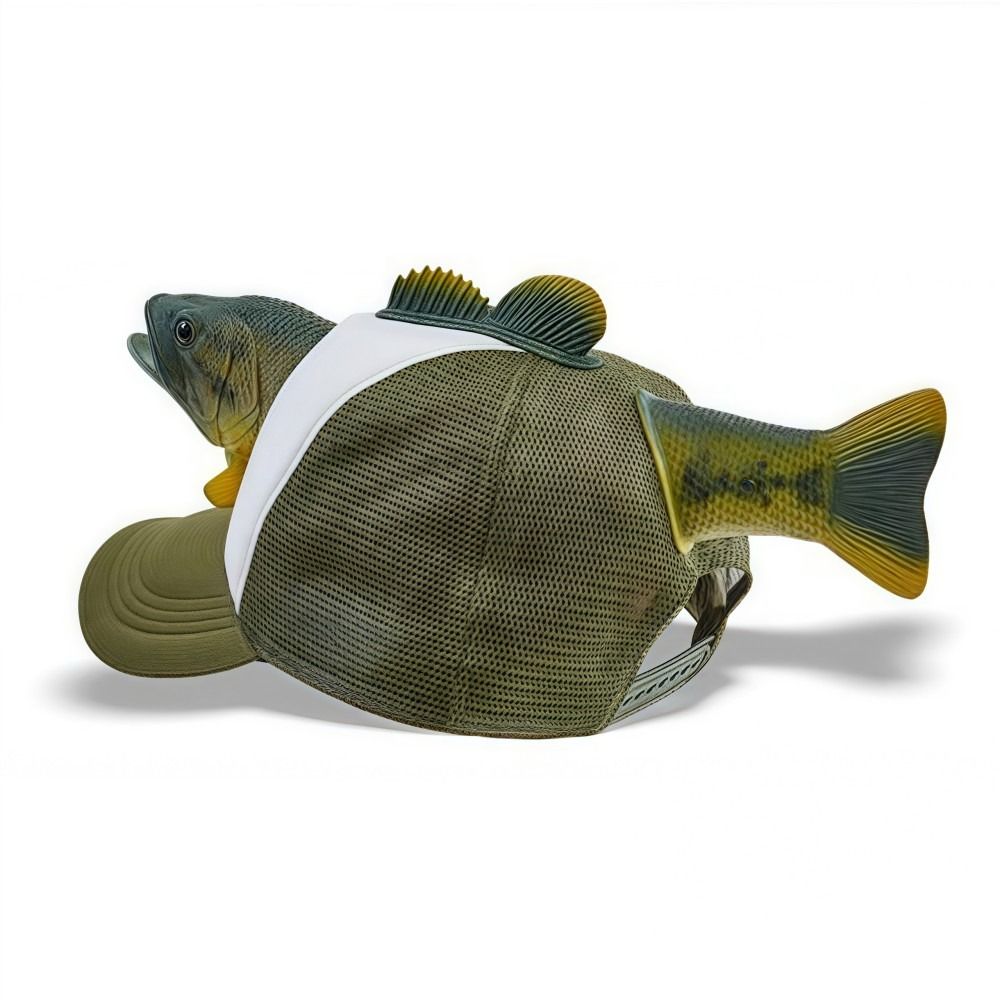 재미있는 3D 물고기 동물 트러커 모자, 조절 가능한  - 3D Printing Lure 리뷰 및 가격