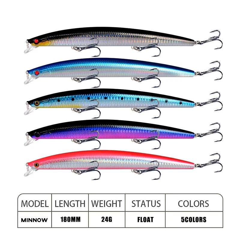 미노우 낚시 미끼 레이저 하드 인공 미끼 18cm 24 - 3D Printing Lure 리뷰 및 가격