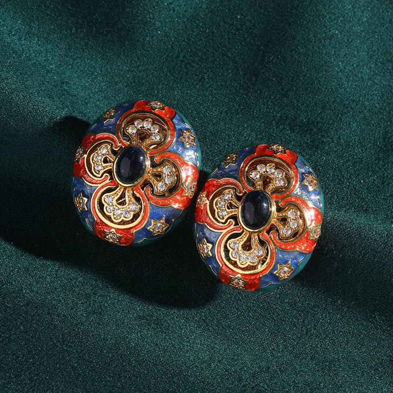 팰리스 할로우 아웃 조각 타원형 에나멜 두바이 쥬얼리  - 3D Printing Online 리뷰 및 가격