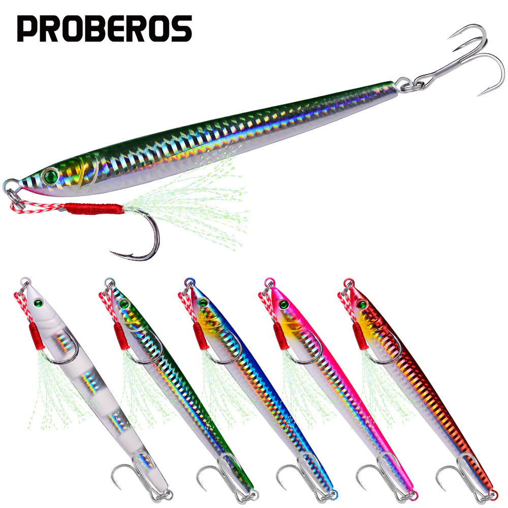 PROBEROS 바다 낚시 용품 1개 메탈 지그 낚시  - 3D Printing Lure 리뷰 및 가격