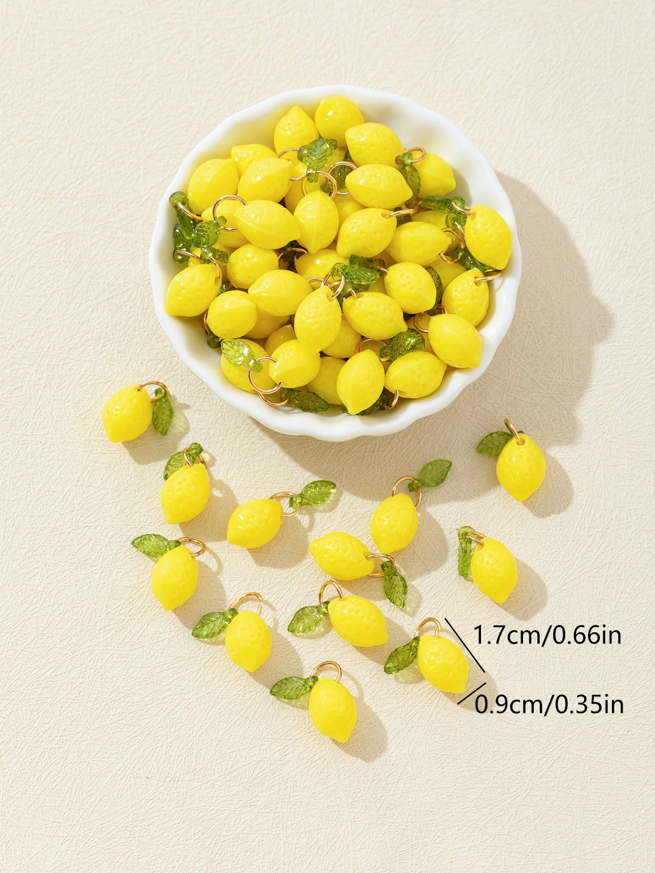 10Pcs 3D 레몬 수지 참 펜던트 귀여운 과일 DI - 3D Printing Earrings 리뷰 및 가격