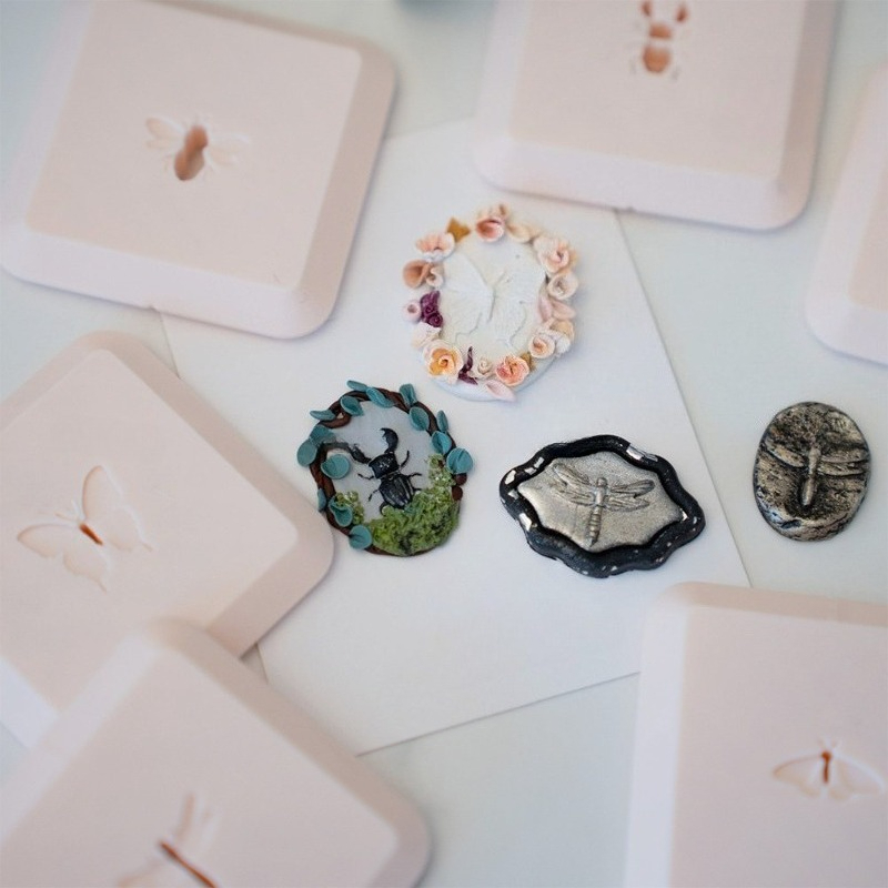 3D 곤충 패턴 금형 여름 스타일 미니 엠보싱 스탬프  - 3D Printing Earrings 리뷰 및 가격