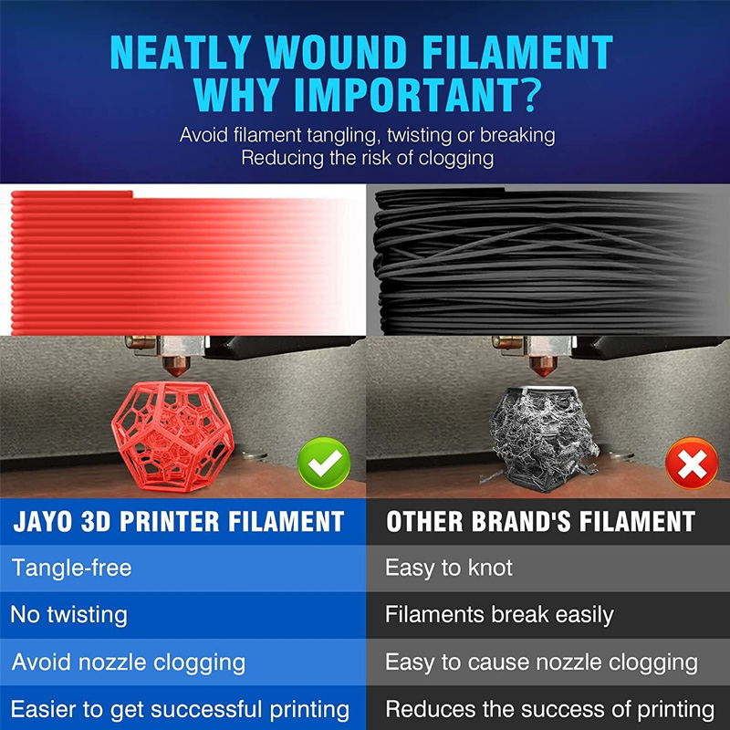 JAYO 3D 프린터 PLA/PETG/PLA+ /PLA - Tpu Flexible Filament 리뷰 및 가격