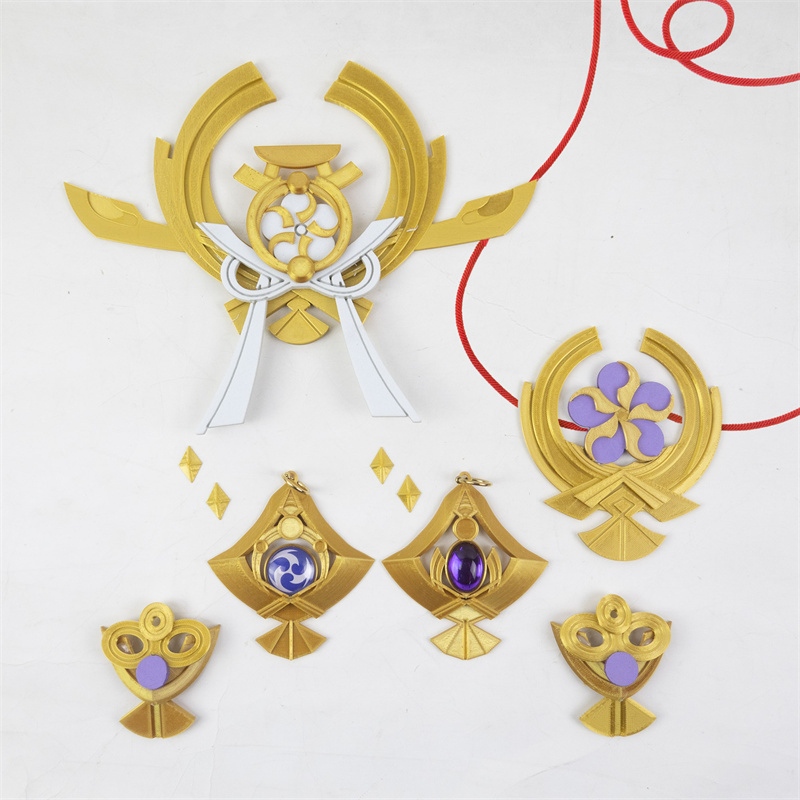 New Genshin Impact Yae Miko 코스 - 3D Printing Earrings 리뷰 및 가격