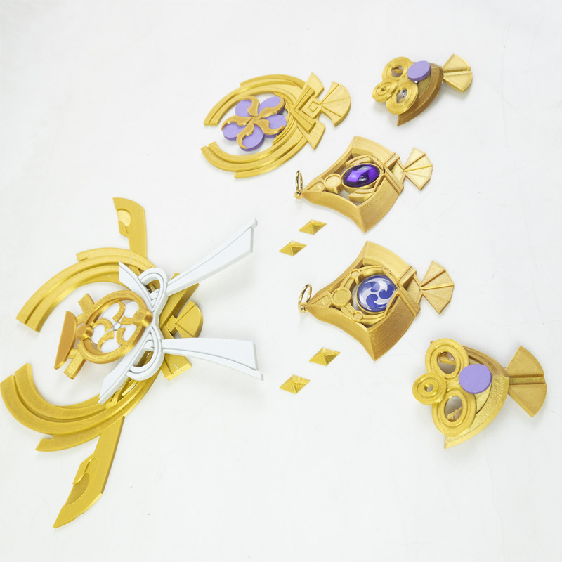 New Genshin Impact Yae Miko 코스 - 3D Printing Earrings 리뷰 및 가격