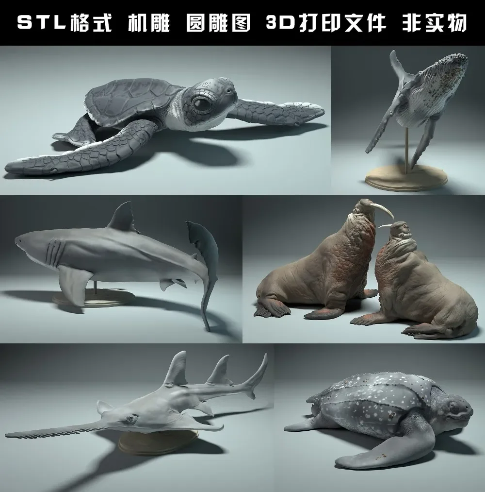동물, 북극곰, 타킨, 늑대, 들소, 흰 족제비, 토끼 - 3D Printing File 리뷰 및 가격