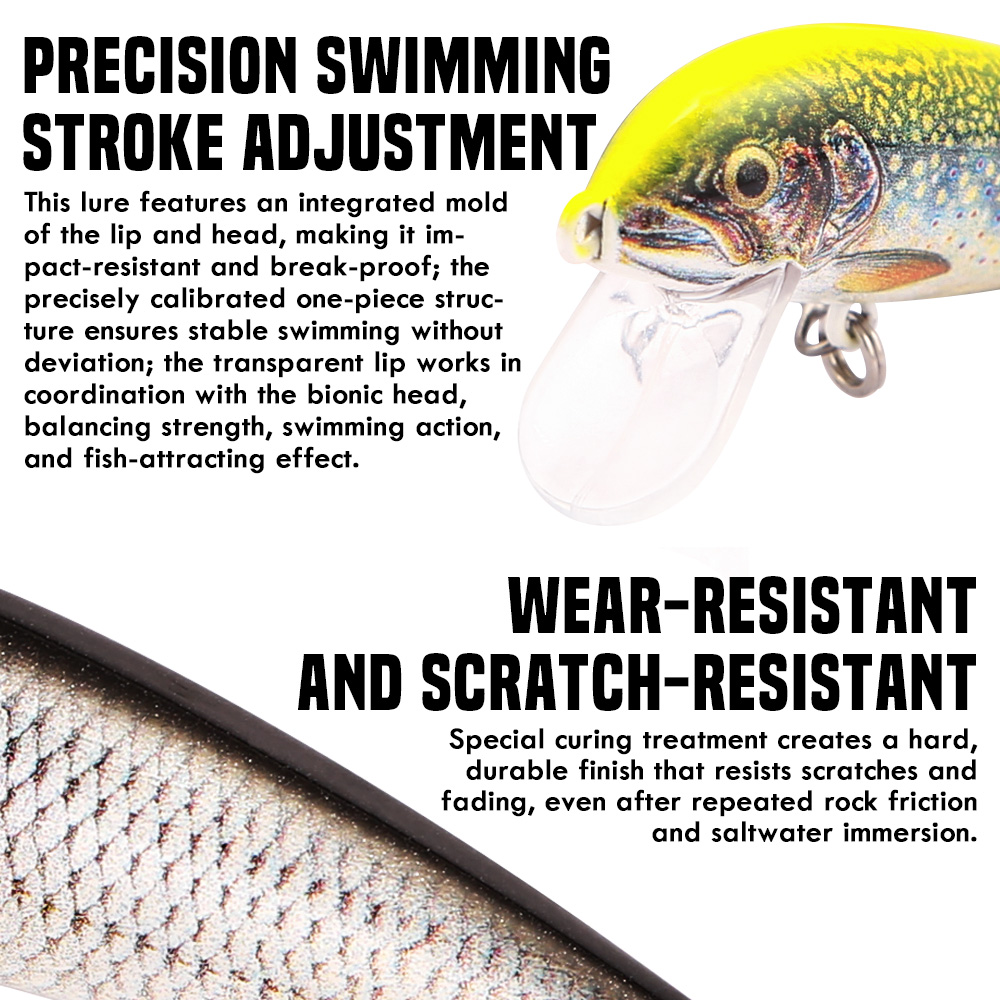 B&U Sinking Minnow Fishing Lur - 3D Printing Lure 리뷰 및 가격