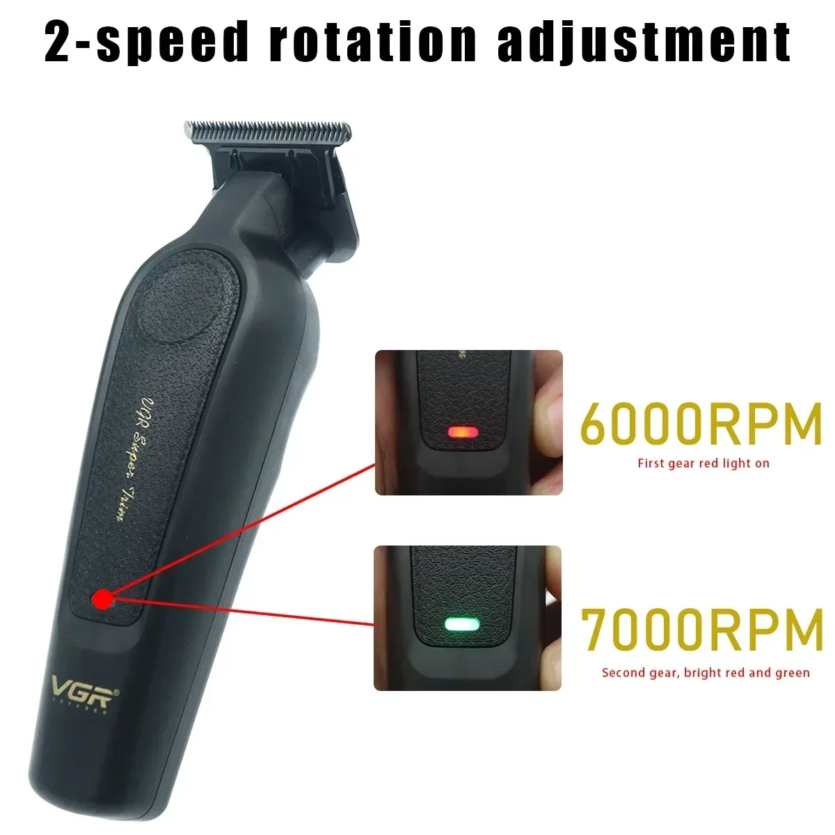 VGR V-995 남성용 전기 헤어 클리퍼, 금속 가죽 - 3D Printing Online 리뷰 및 가격