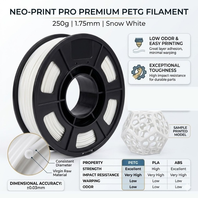 PETG 흰색, 회색, 투명, 피부색, 분홍색, 검정색 - Tpu Flexible Filament 리뷰 및 가격