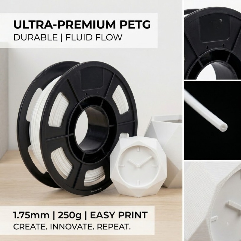 PETG 흰색, 회색, 투명, 피부색, 분홍색, 검정색 - Tpu Flexible Filament 리뷰 및 가격