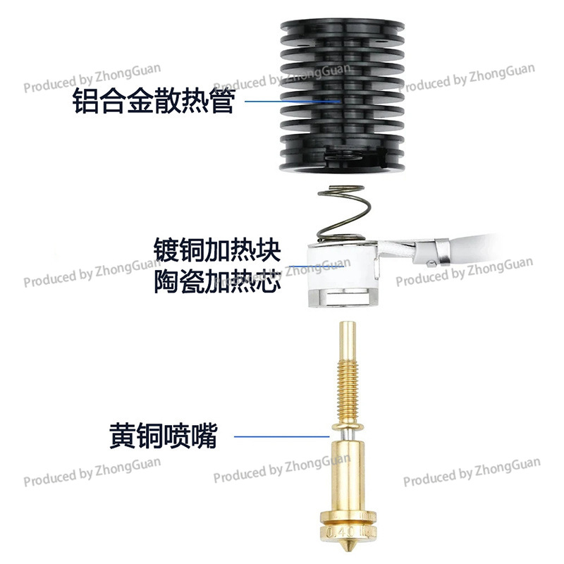 고온 내성 세라믹 노즐 압출 슬리브 빠른 인쇄 노즐 황 - 3D Printing Nozzle 리뷰 및 가격