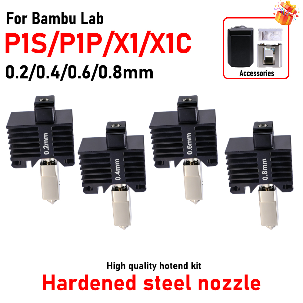 밤부랩 P1P X1C P1S X1 P1P 업그레이드용  - 3D Printing Nozzle 리뷰 및 가격