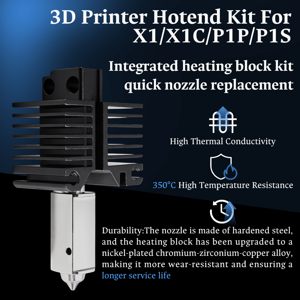 밤부랩 P1P X1C P1S X1 P1P 업그레이드용  - 3D Printing Nozzle 리뷰 및 가격