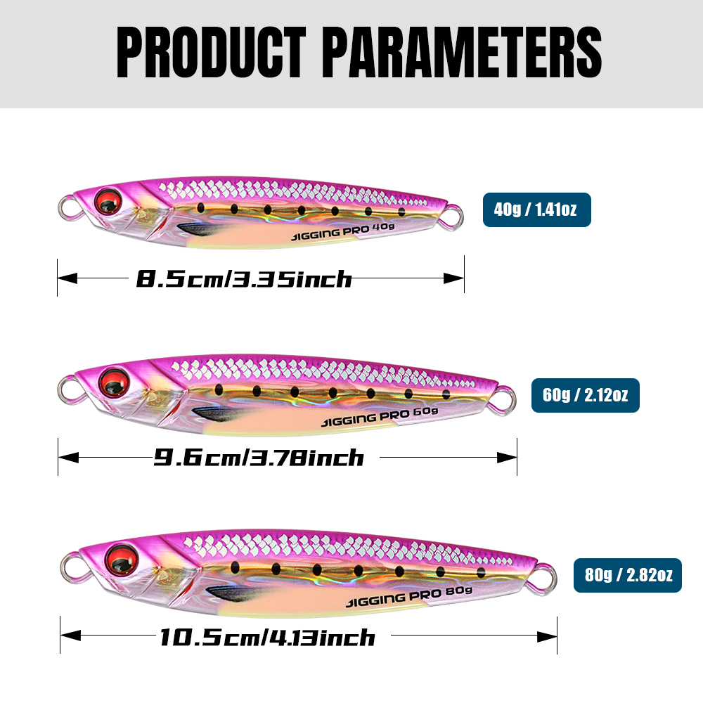 지깅 프로 40g 60g 80g 쇼어 지깅 루어 3D  - 3D Printing Lure 리뷰 및 가격