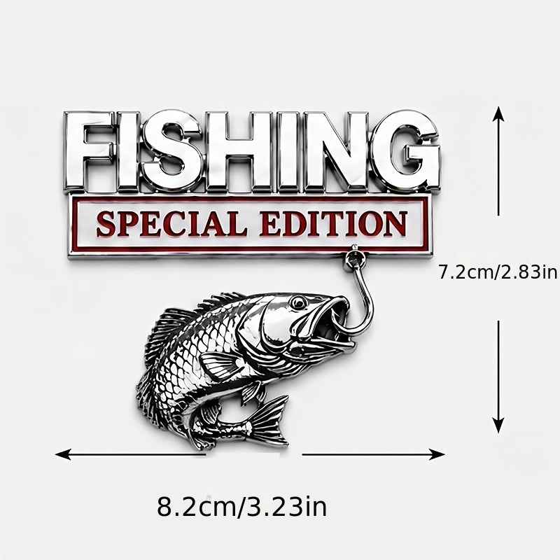 낚시 특별판 자동차 엠블럼 3D 낚시 바늘 스티커 배지 - 3D Printing Lure 리뷰 및 가격