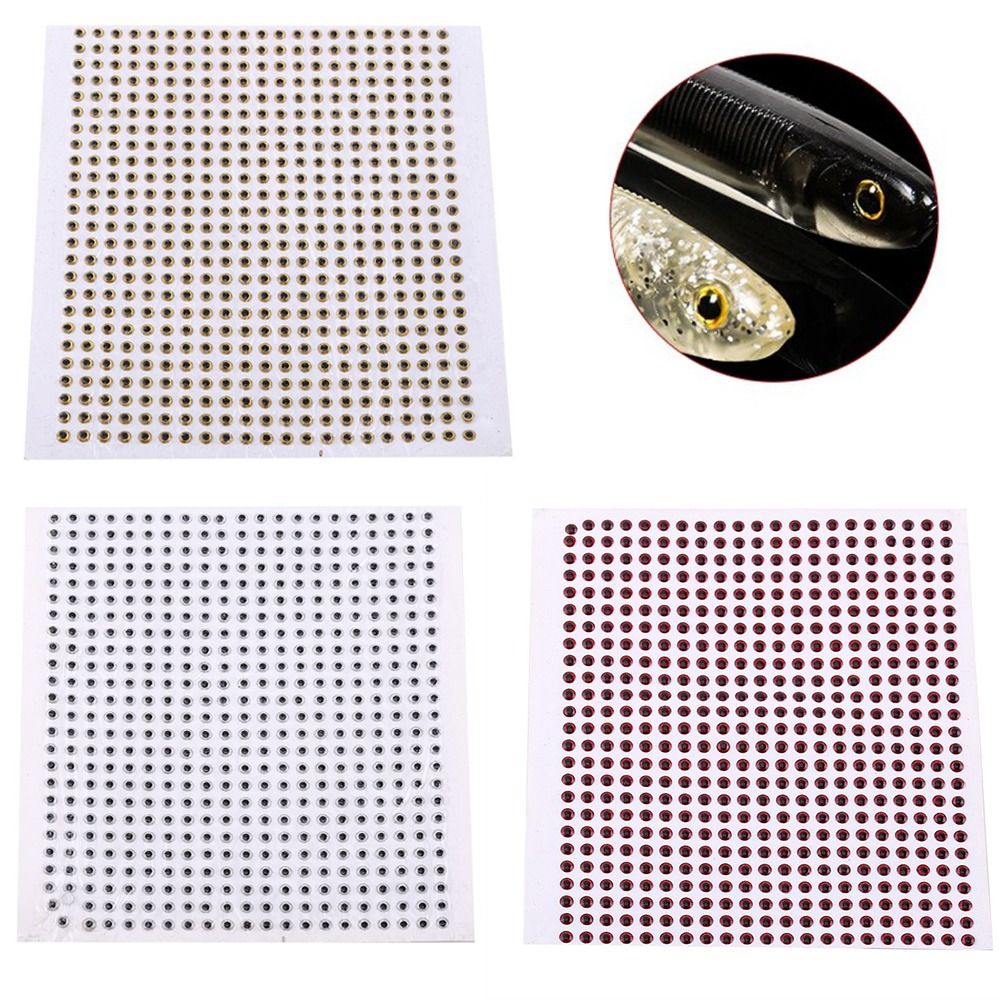 500PCS 휴대용 3D 낚시 미끼 눈 3/4/5mm  - 3D Printing Lure 리뷰 및 가격