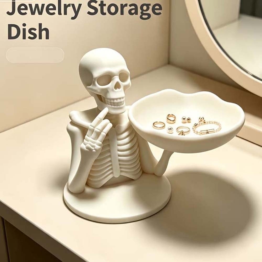 3D 프린팅된 해골 모양 사탕 그릇 무광 흰색 뼈 모양 - 3D Printing Jewelry 리뷰 및 가격