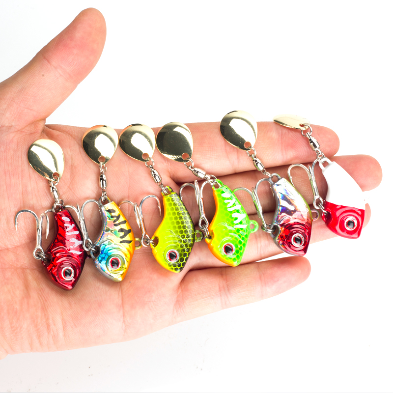6PC 5g/7g/10g/14g/20g 회전형 메탈 바 - 3D Printing Lure 리뷰 및 가격